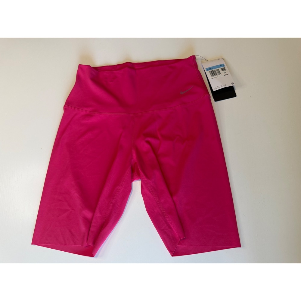 Nike Zenvy Dri-FIT Women High-Rise 8" Biker Shorts Pink Fireberry DQ6003-666 M